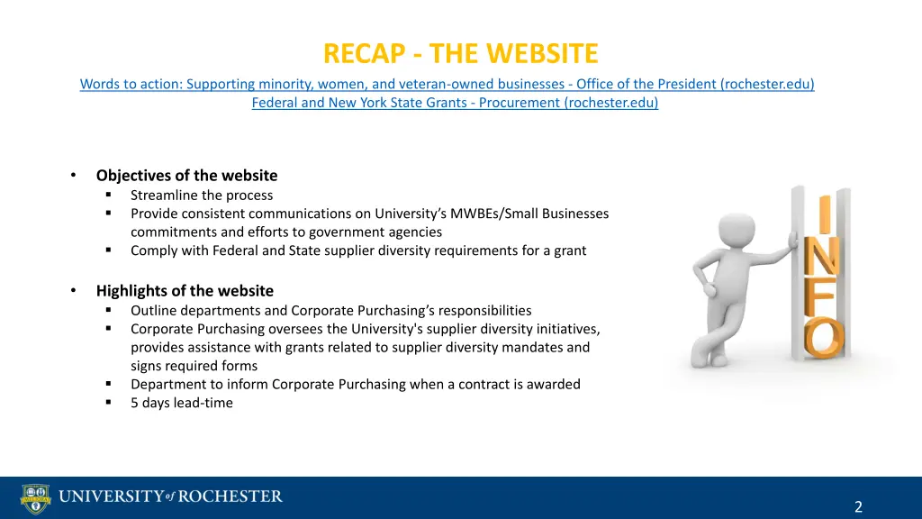 recap the website