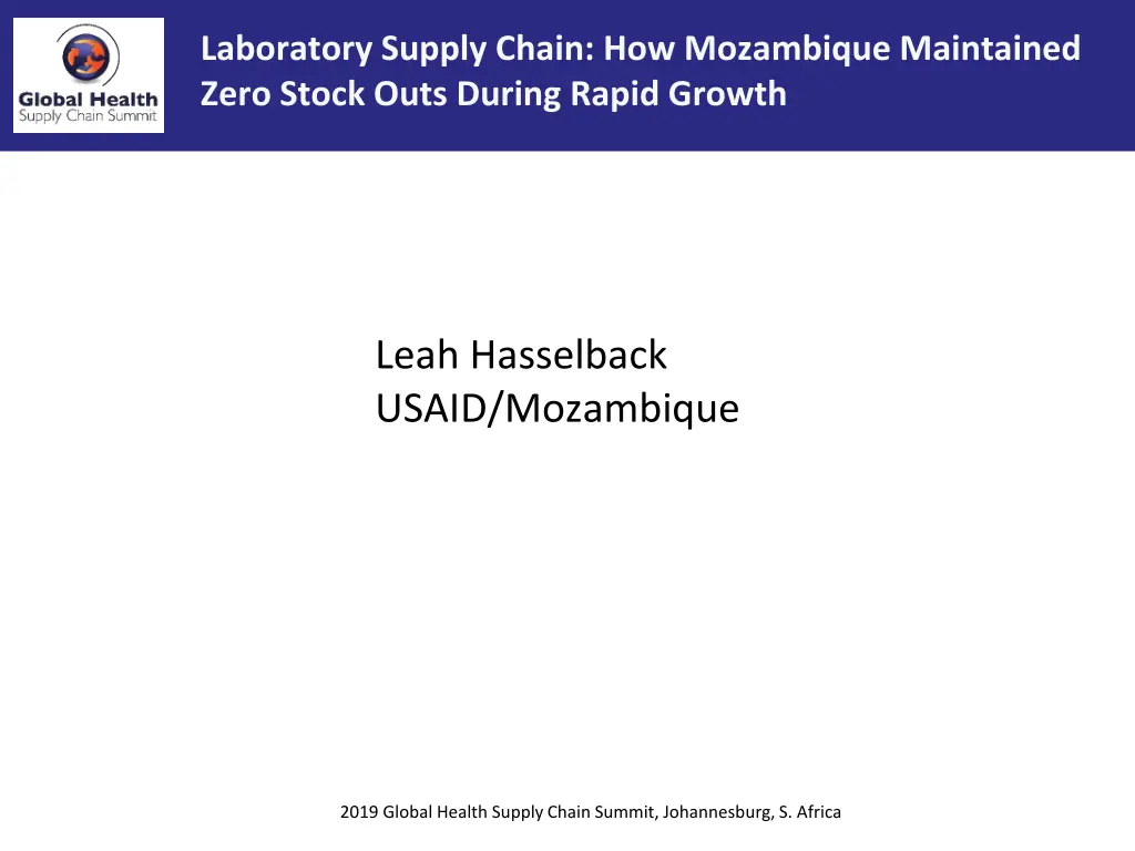 laboratory supply chain how mozambique maintained 1