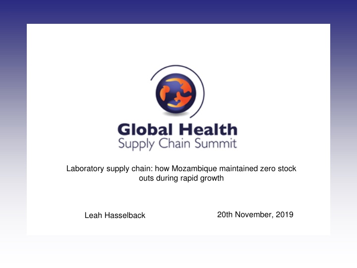 laboratory supply chain how mozambique maintained