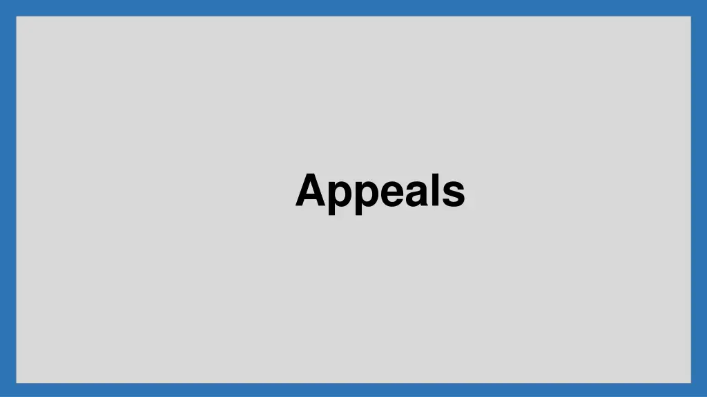 appeals