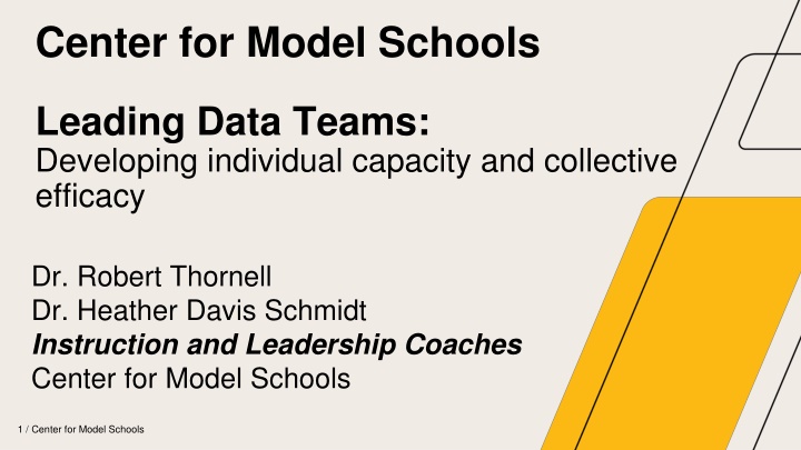 center for model schools