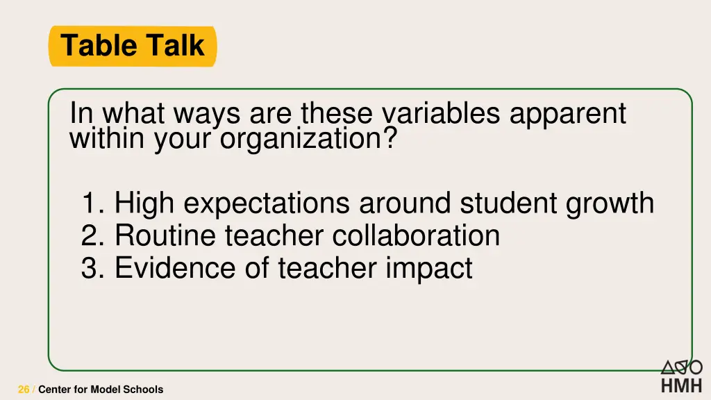table talk 1