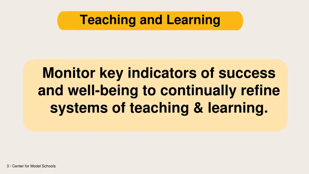 teaching and learning