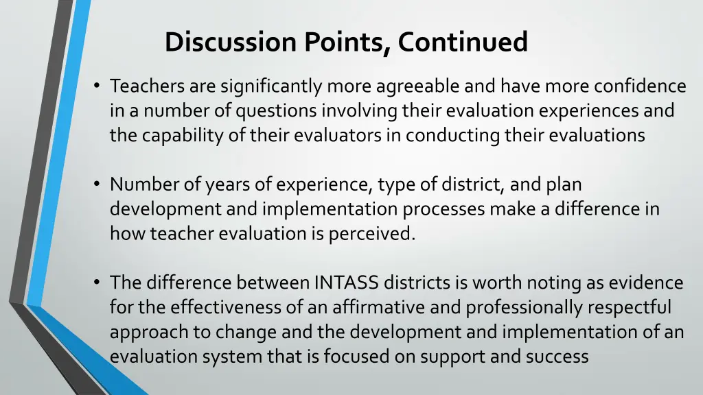 discussion points continued
