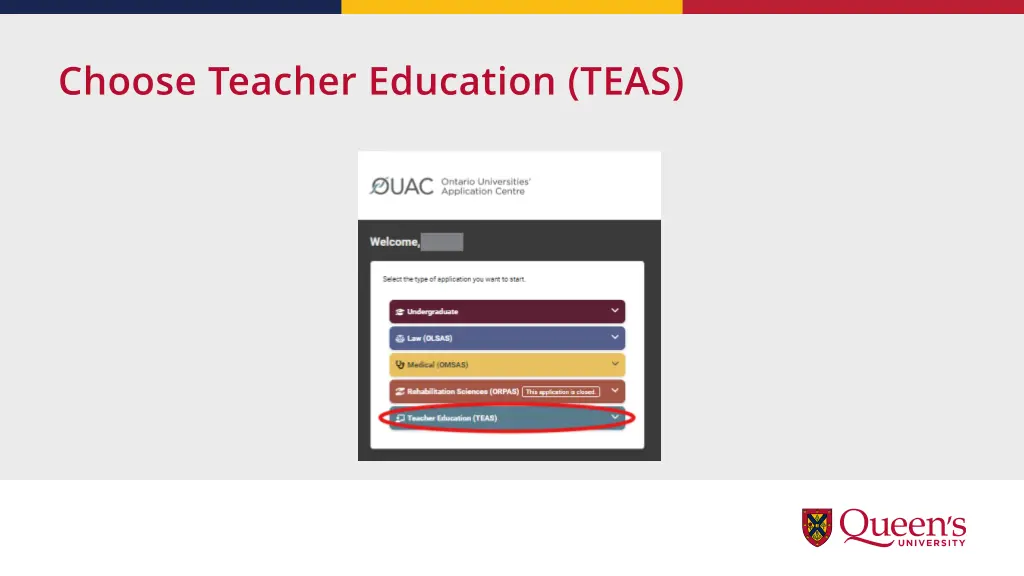 choose teacher education teas