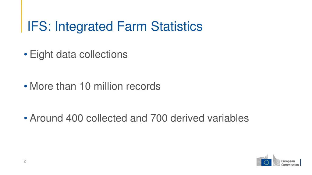 ifs integrated farm statistics