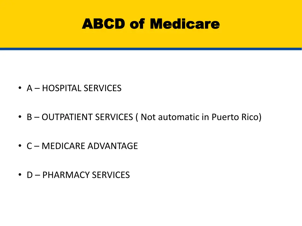 abcd of medicare abcd of medicare