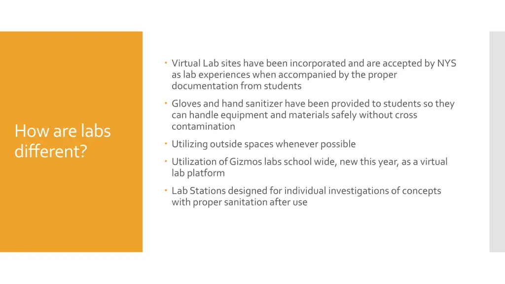 virtual lab sites have been incorporated