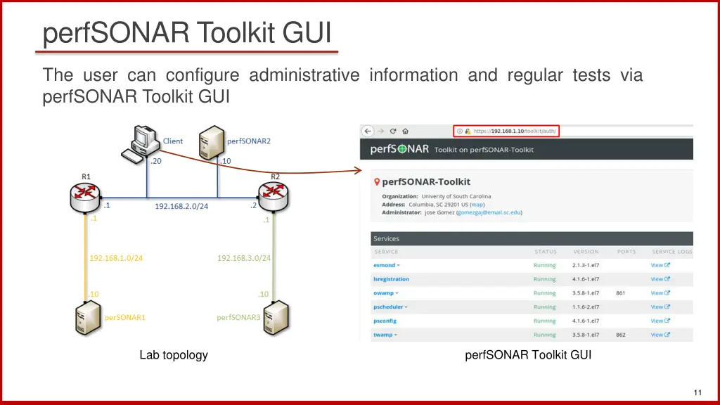 perfsonar toolkit gui 1
