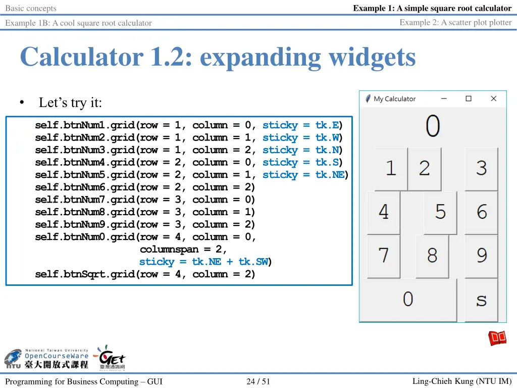 example 1 a simple square root calculator 15