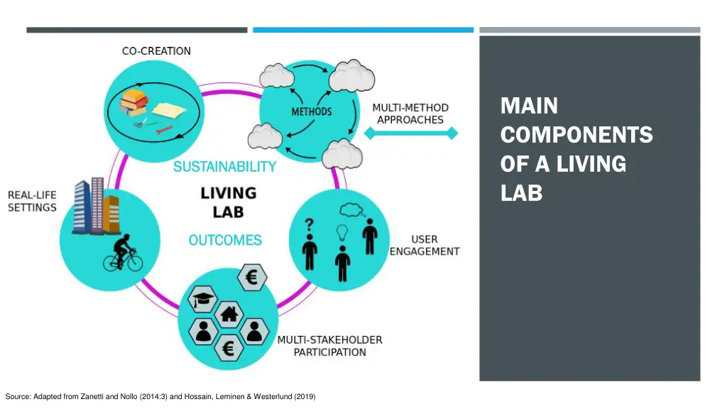 main components of a living lab