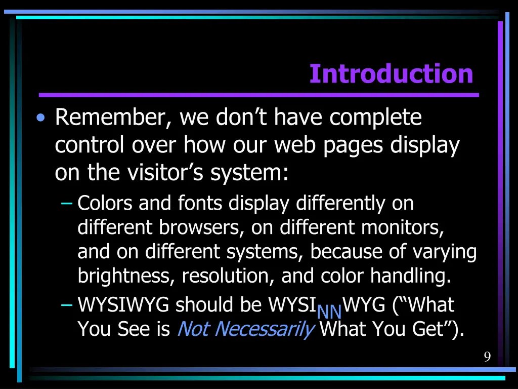 introduction 7