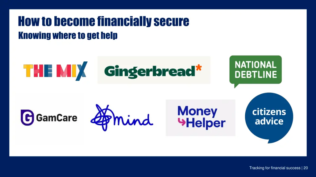 how to become financially secure knowing where 1