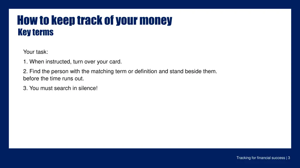 how to keep track of your money 1