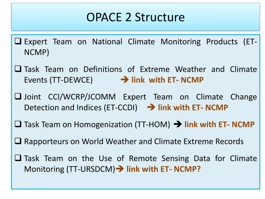 opace 2 structure