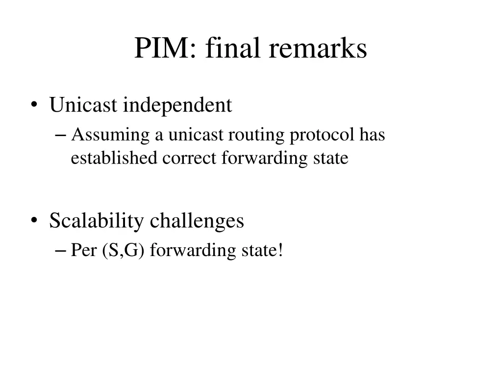 pim final remarks