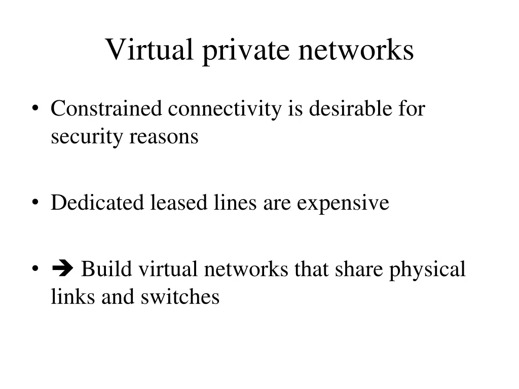 virtual private networks