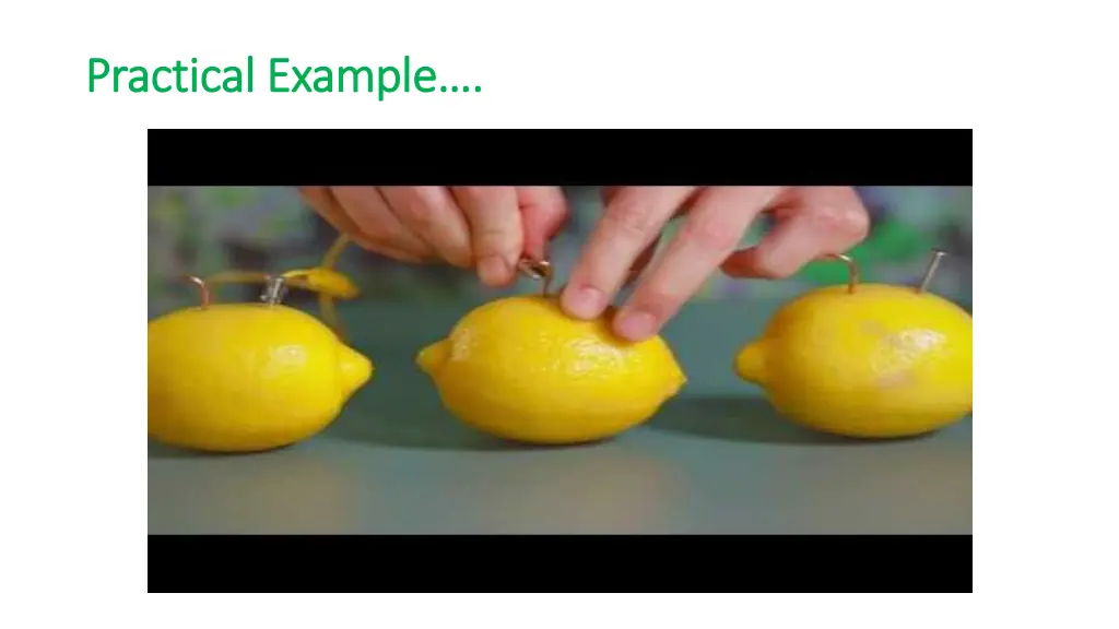 practical example practical example