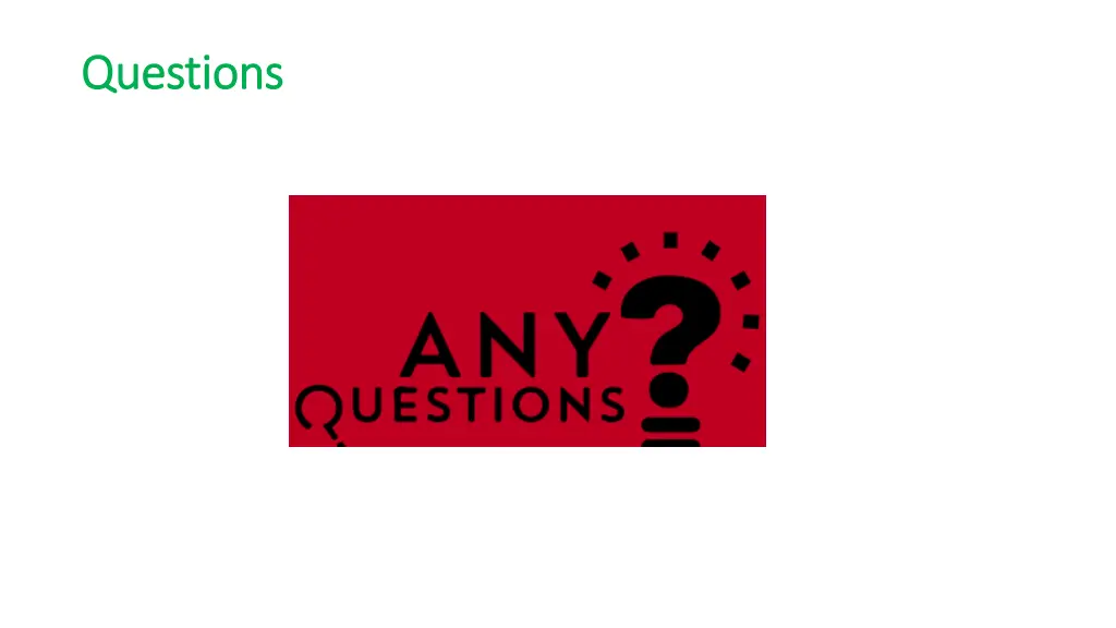 questions questions