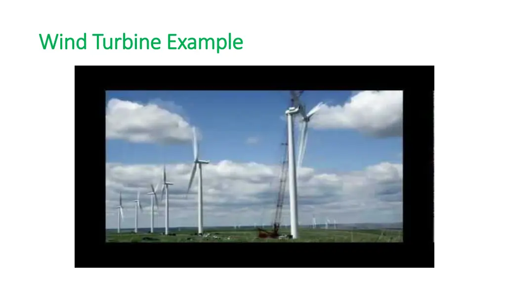 wind turbine example wind turbine example