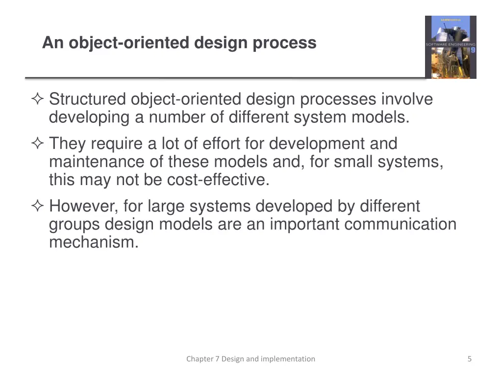 an object oriented design process