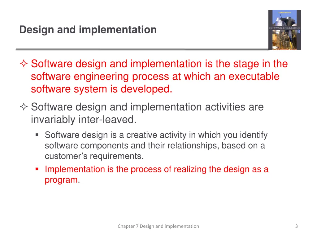 design and implementation