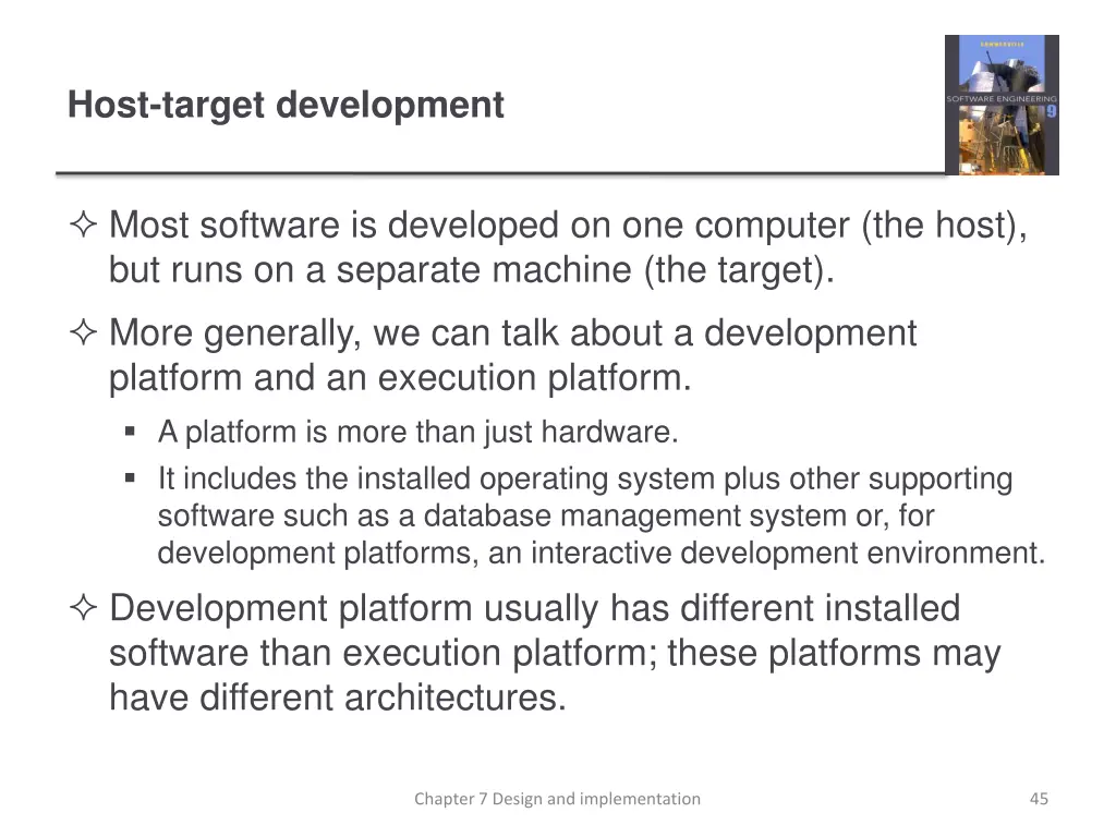 host target development