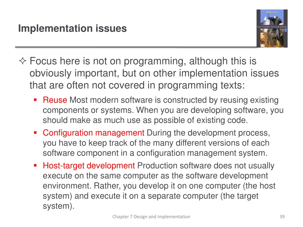 implementation issues