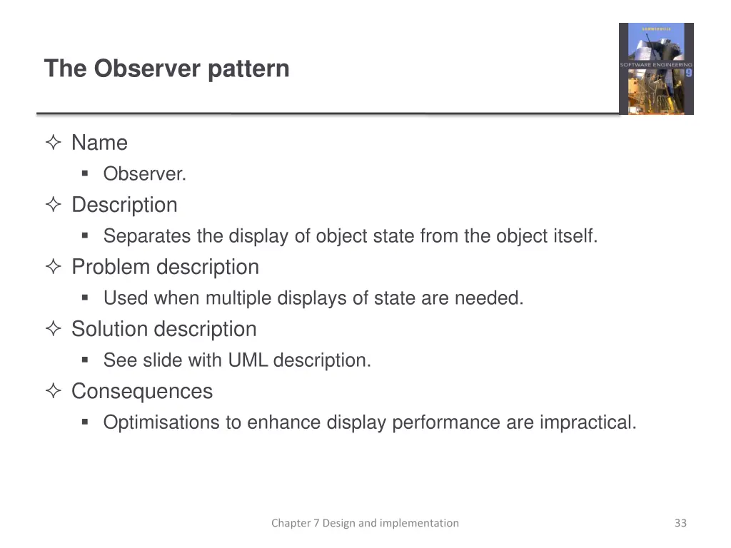 the observer pattern