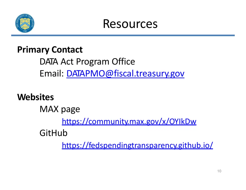 resources