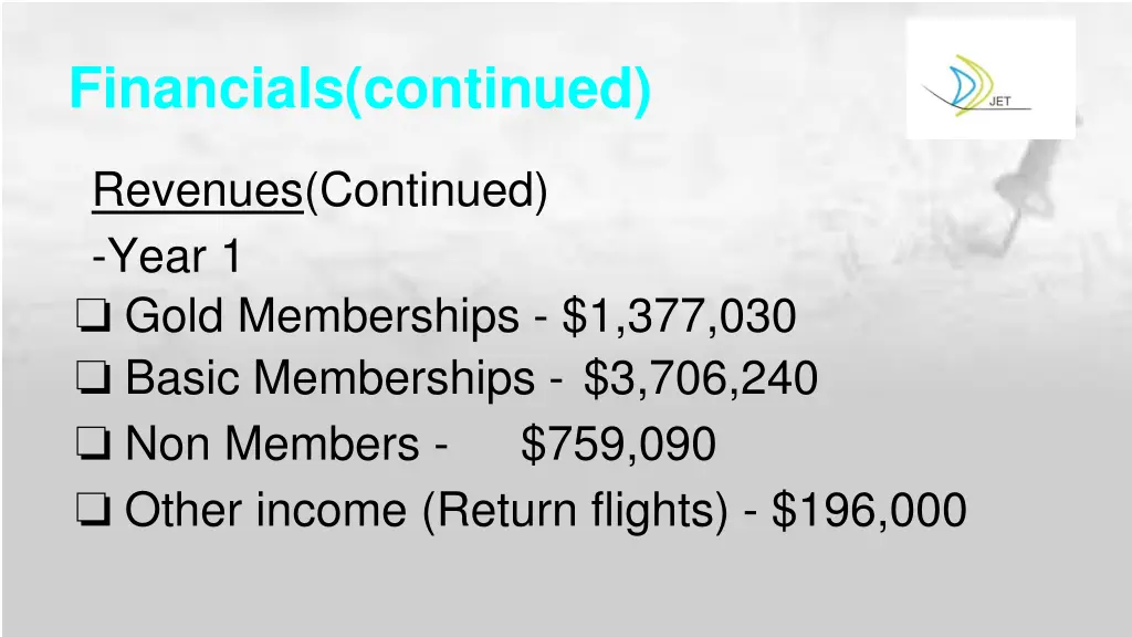 financials continued 1