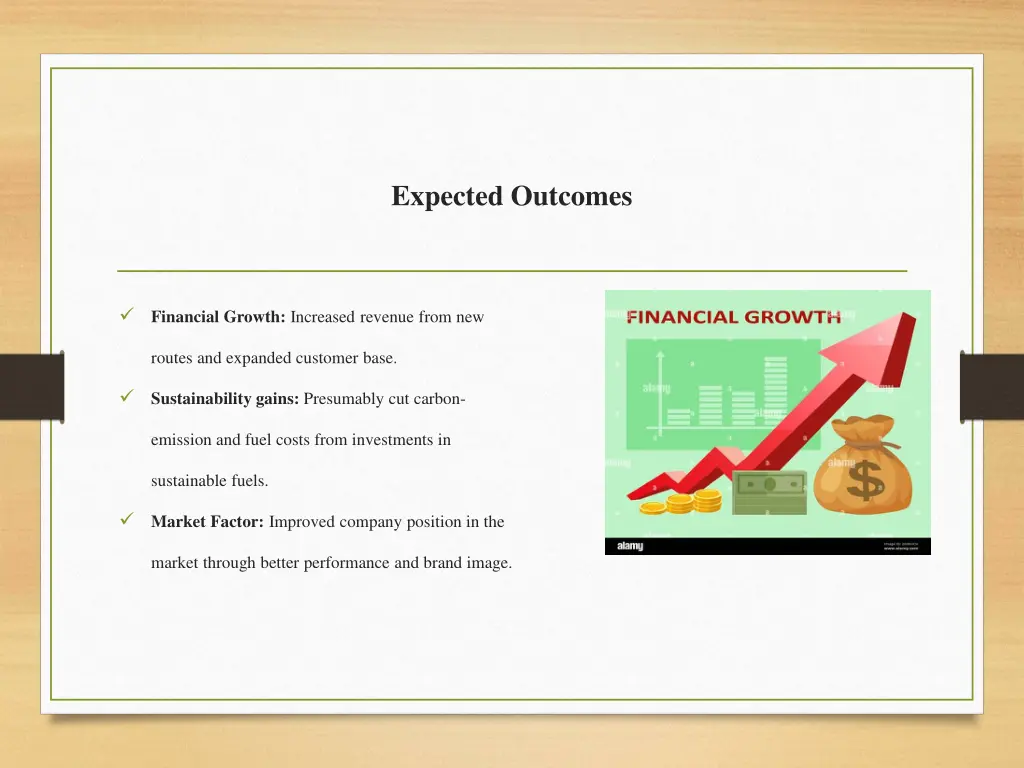 expected outcomes