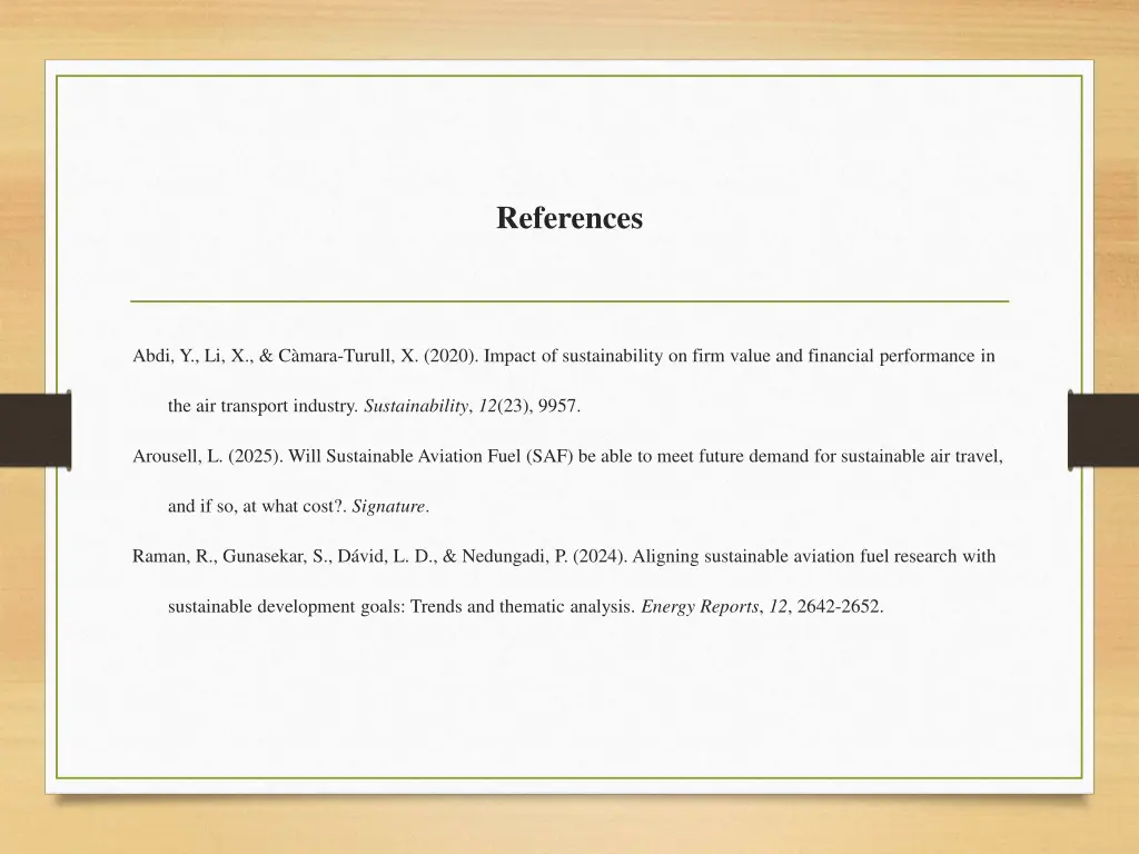 references
