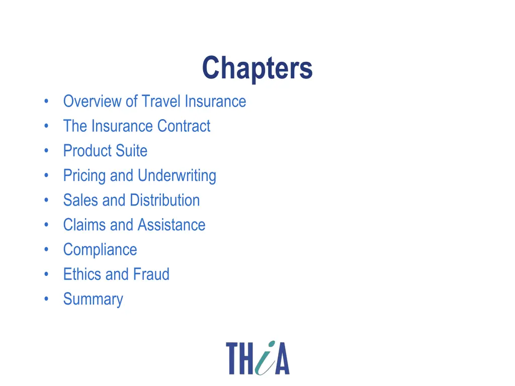 chapters