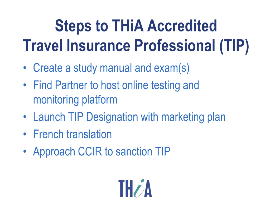 steps to thia accredited travel insurance