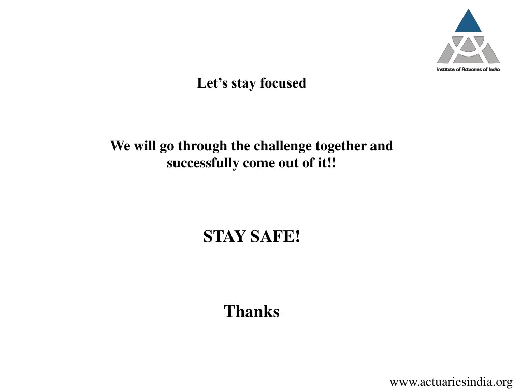 let s stay focused