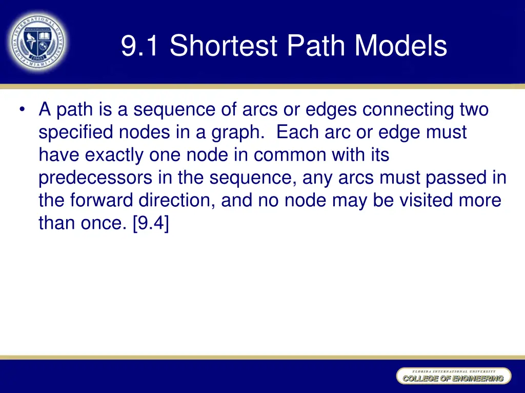 9 1 shortest path models 1