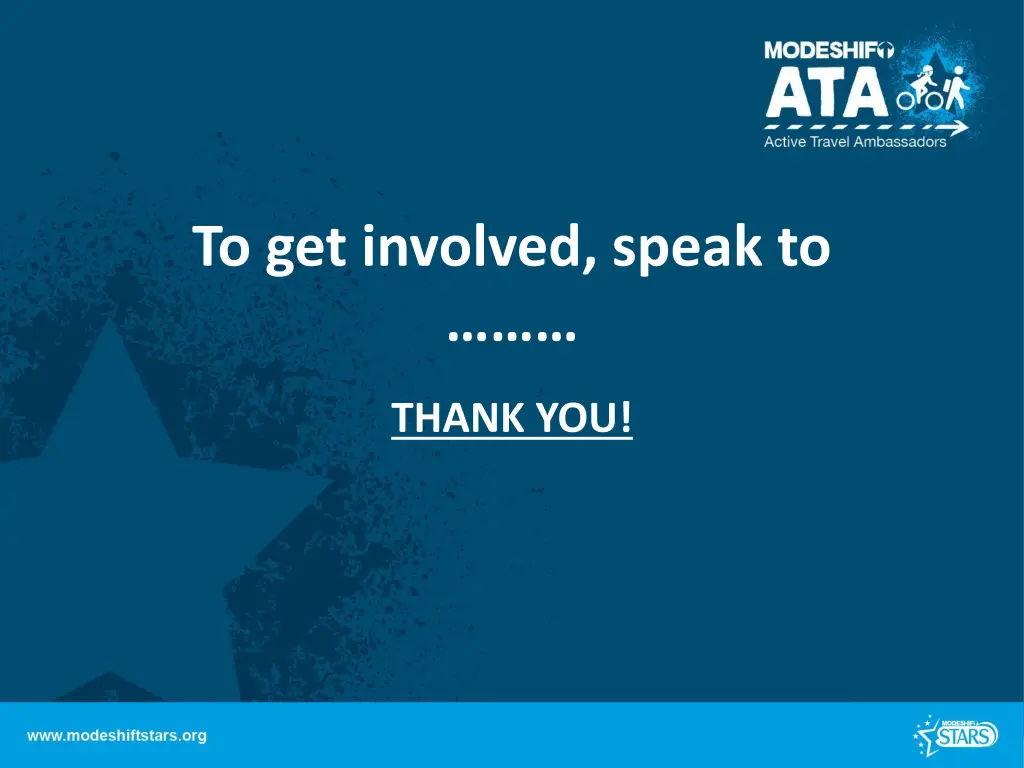 to get involved speak to