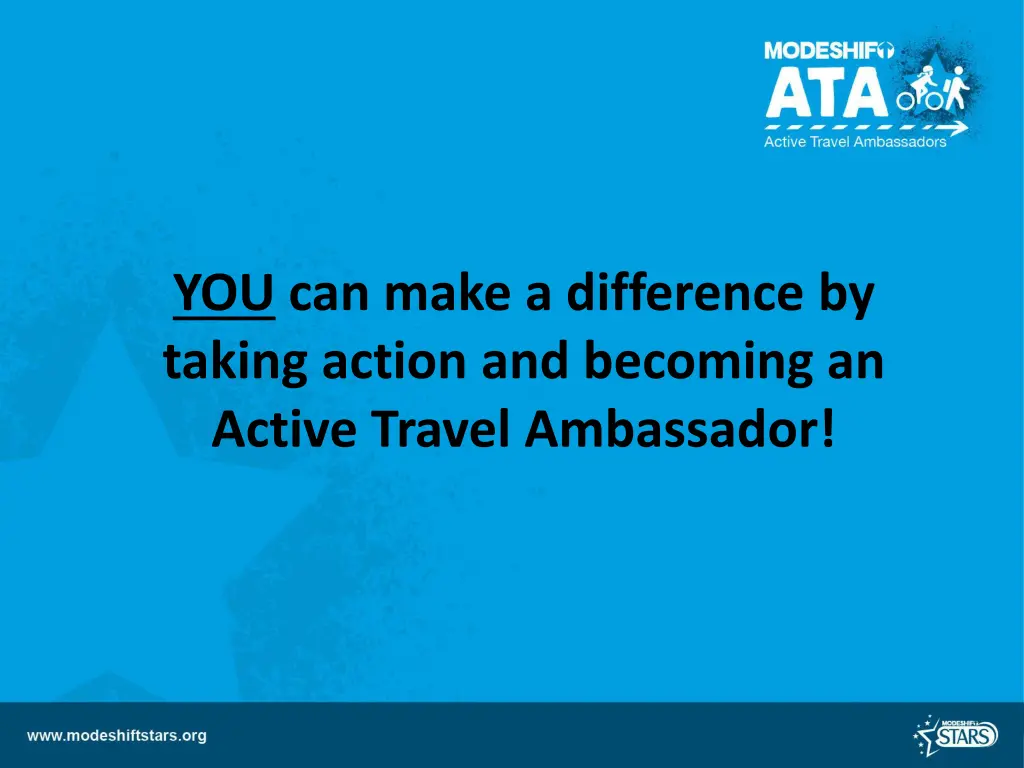 you can make a difference by taking action