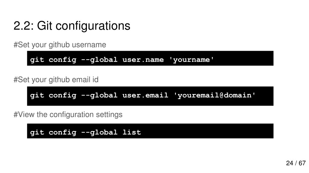 2 2 git configurations