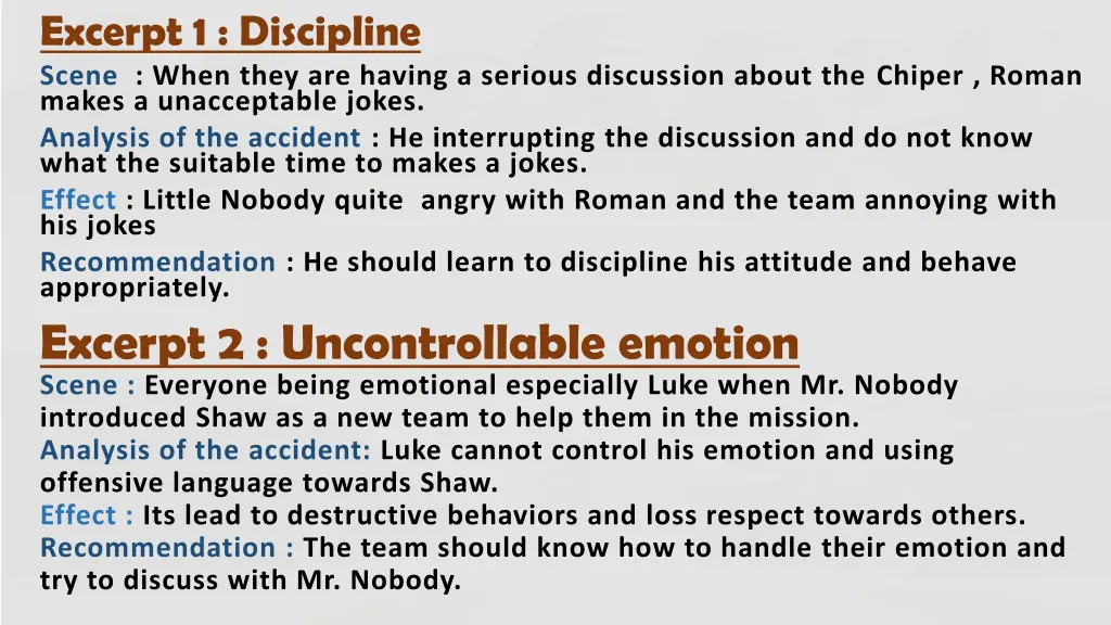 excerpt 1 discipline scene when they are having