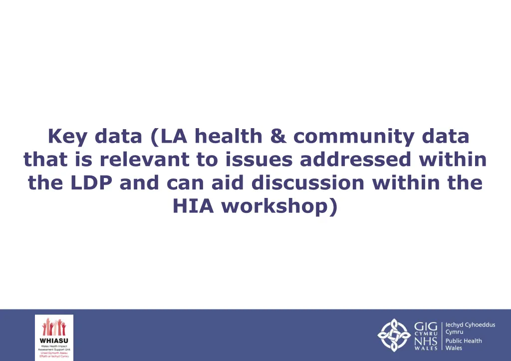key data la health community data that