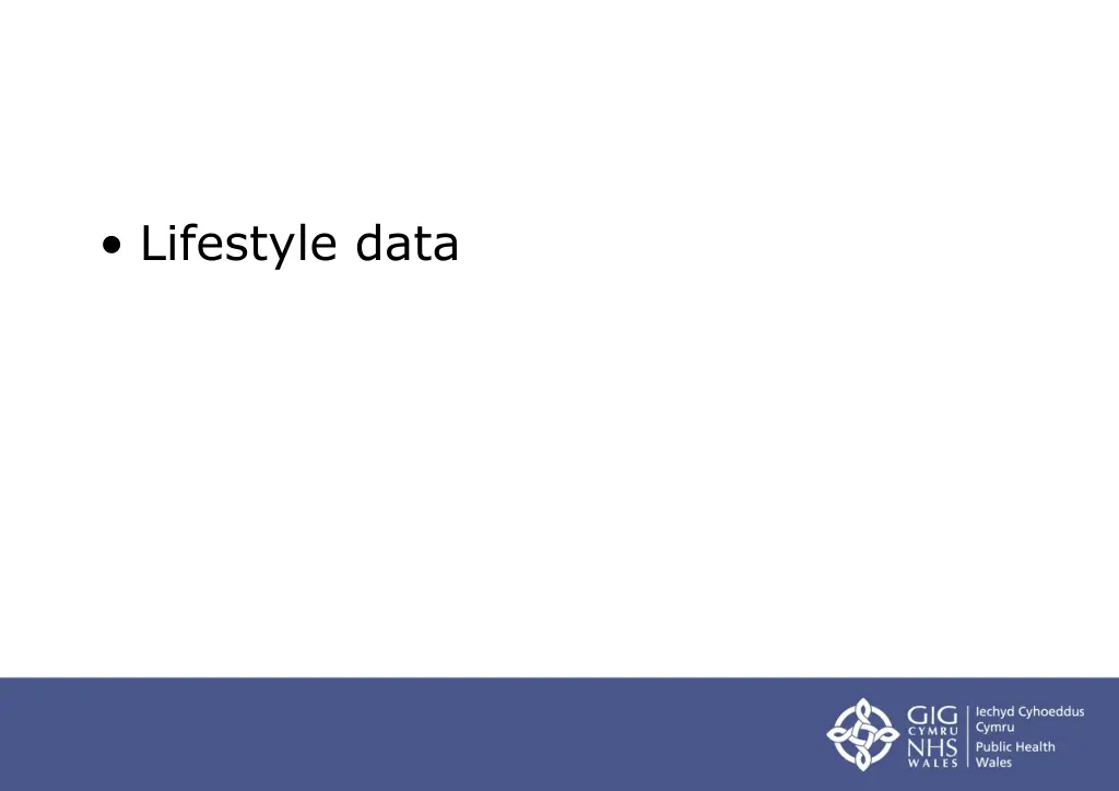 lifestyle data