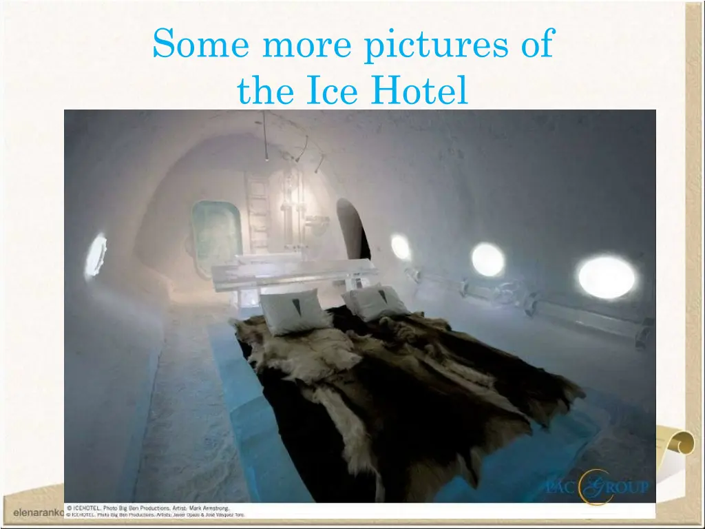 some more pictures of the ice hotel