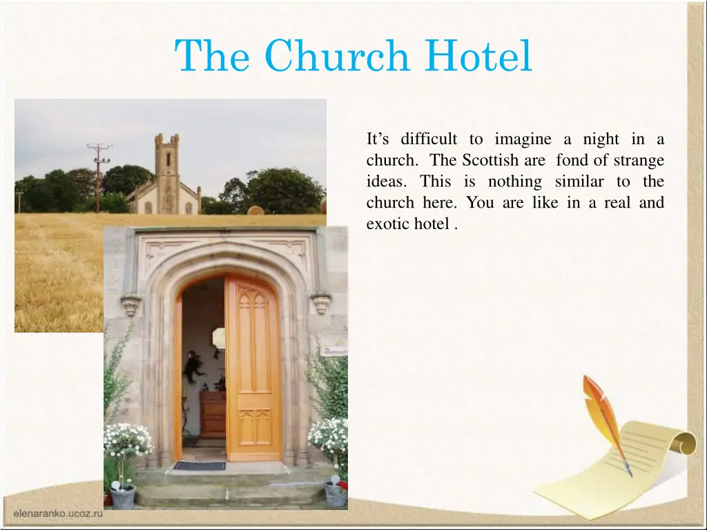 the church hotel