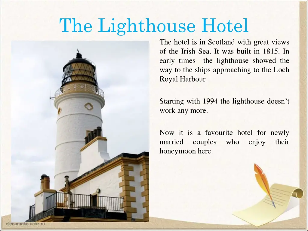 the lighthouse hotel