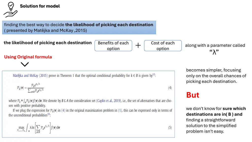 solution for model