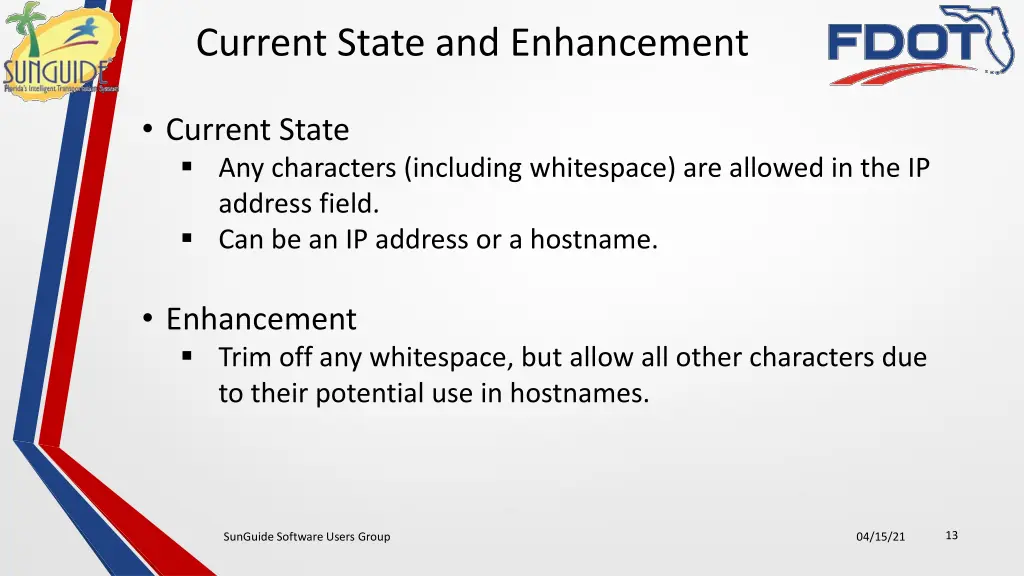 current state and enhancement
