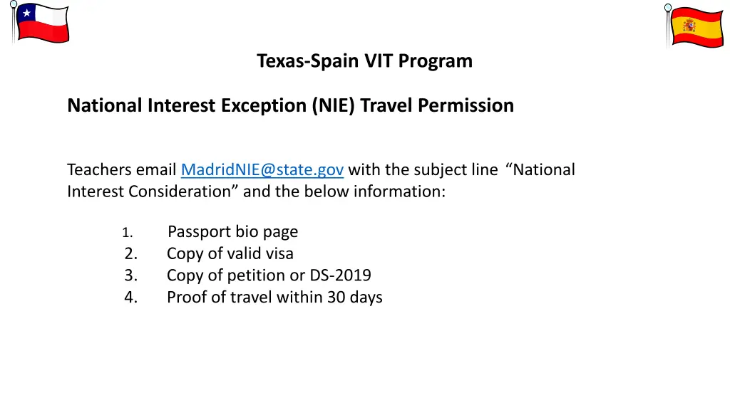 texas spain vit program 3