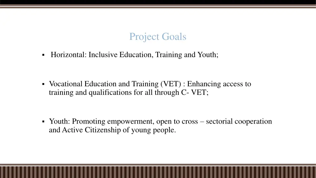 project goals